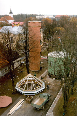 Veetorni kupli ehitus 1999. aastal