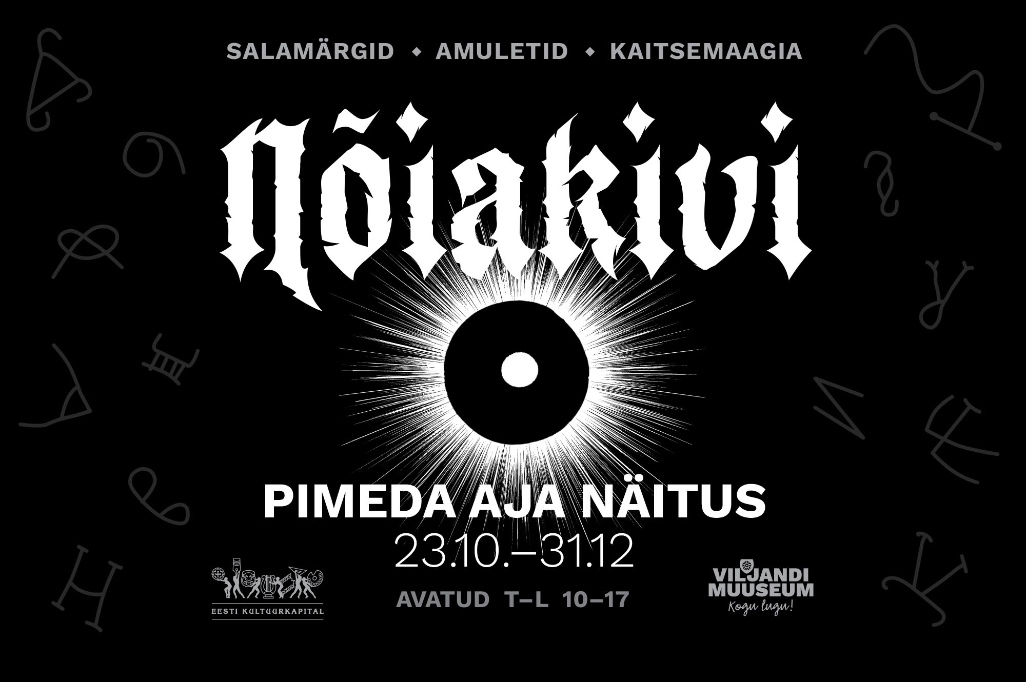 Näituse „Nõiakivi“ reklaam
