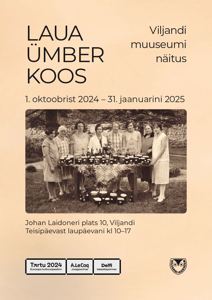 Näitus „Laua ümber koos“ plakat