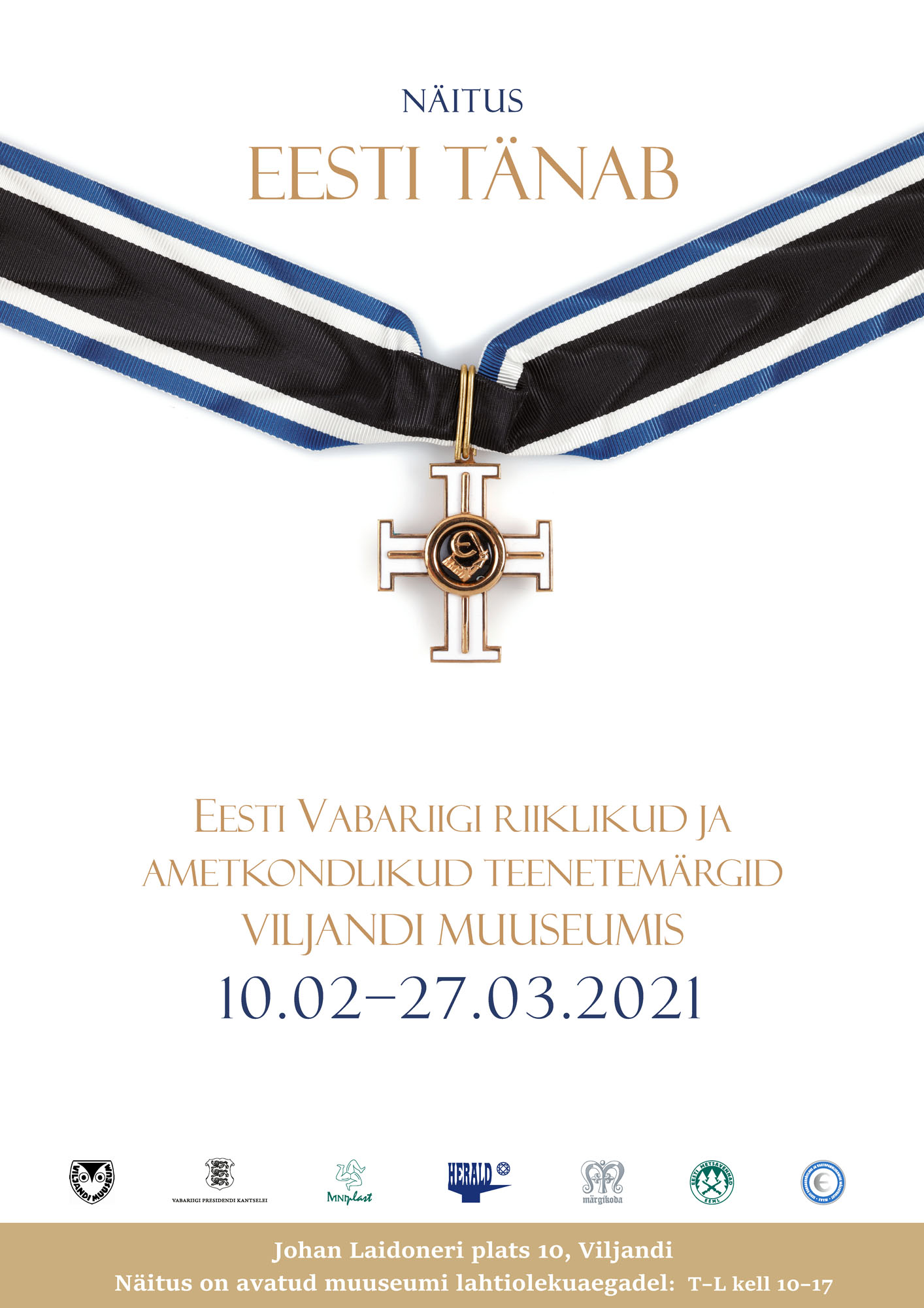 Näituse „Eesti tänab“ plakat