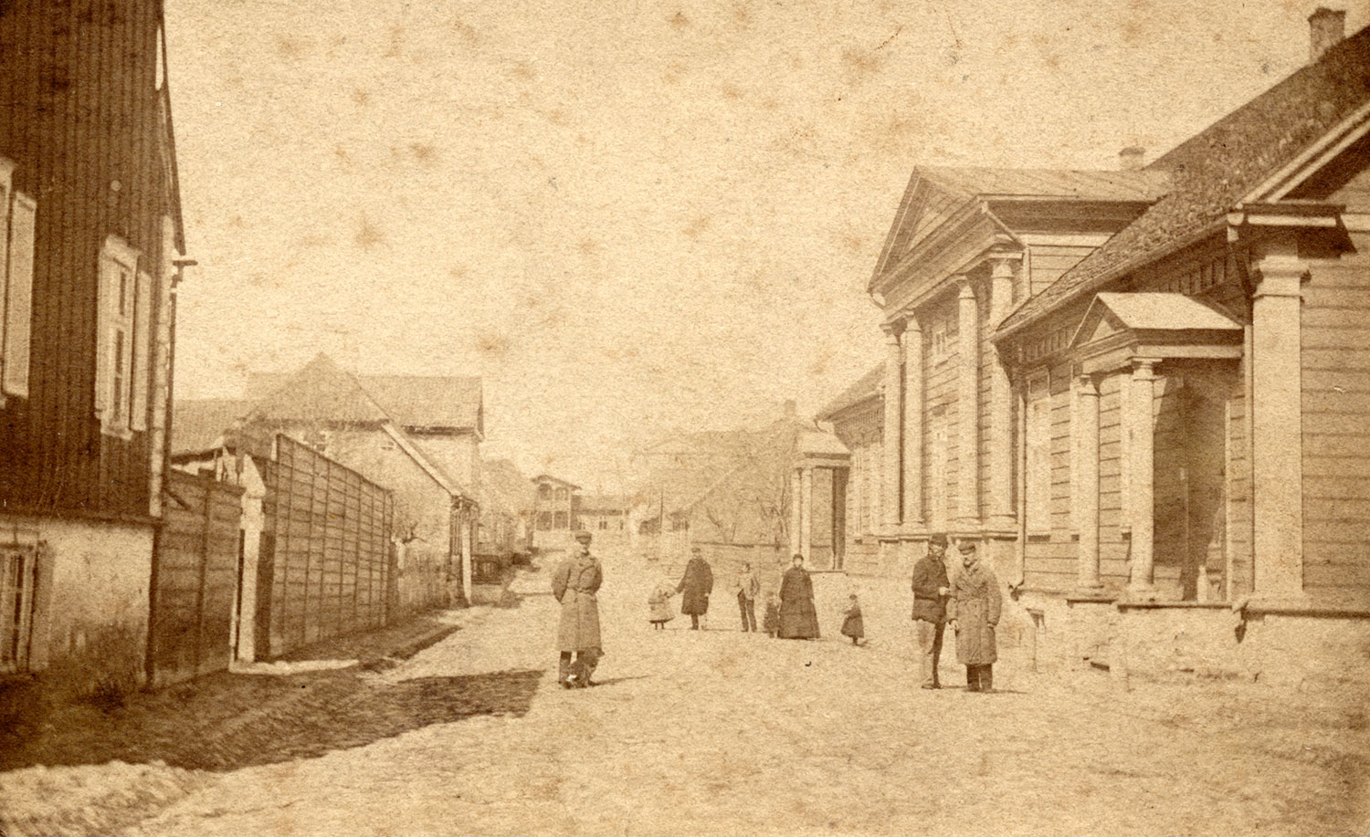 Posti tänava vaade u 1880.